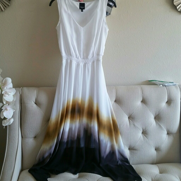 Simply Vera Vera Wang Dresses & Skirts - Simply Vera Wang Ombre maxi dress Gold Brown White Purple Black XS
